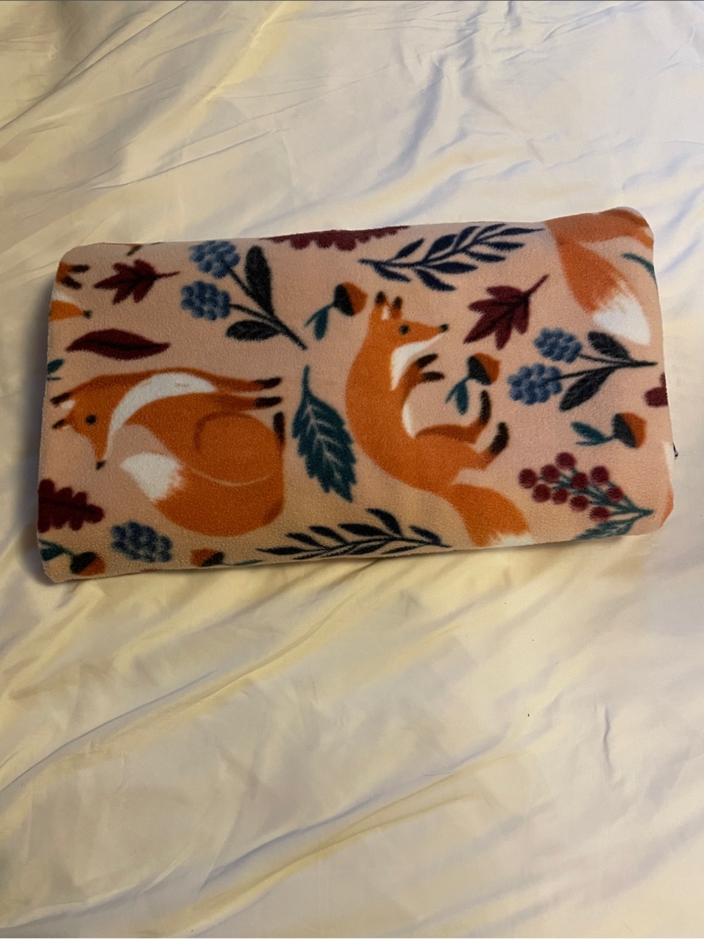 Fox Print Fleece Fabric